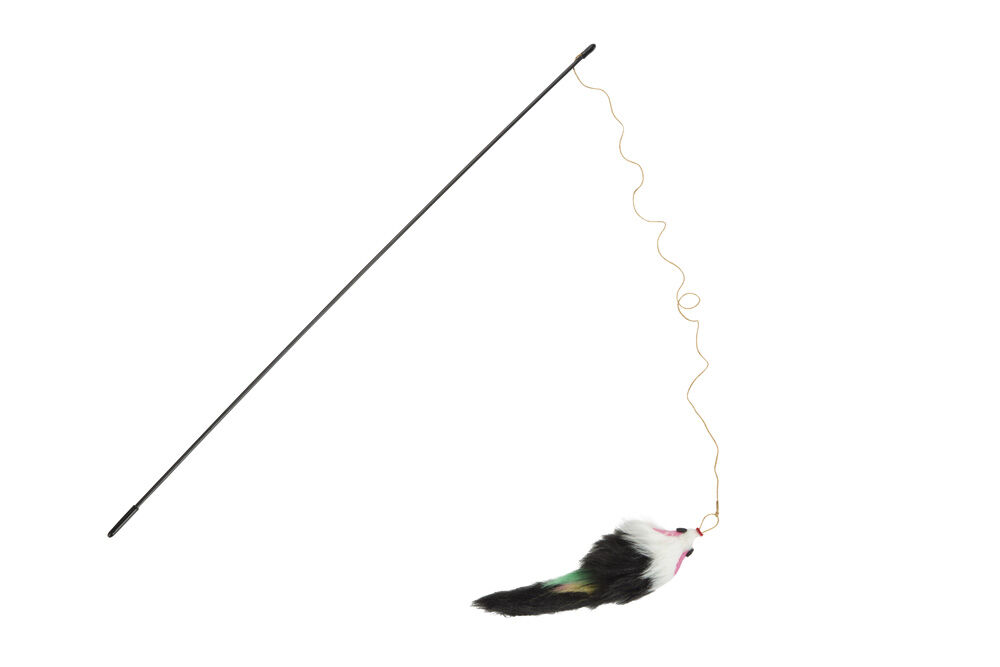 Beeztees Hengel met pluche muis - Kattenspeeltje