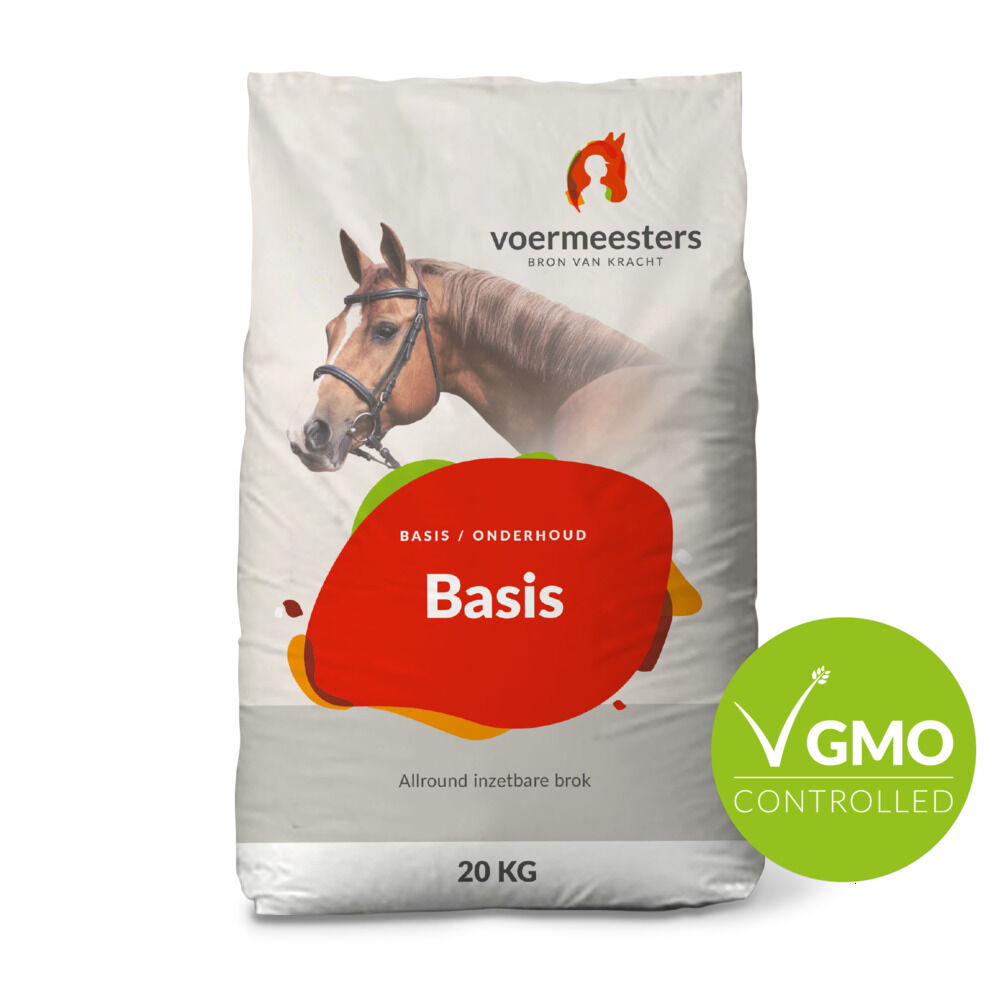 Voermeesters Basis - Basisvoeding - 20 kg - Zak