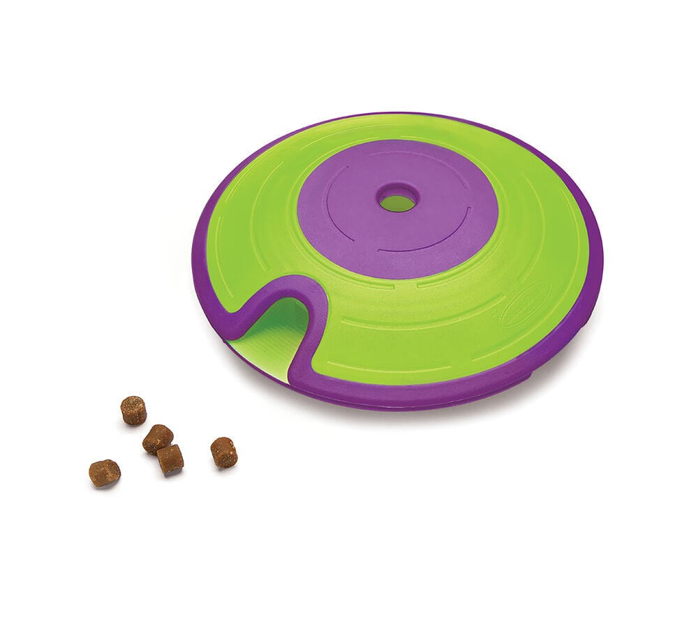 Nina Ottosson Treat Maze - Puzzel - Hondenspeelgoed - Paars / Groen - 7x19.1x19.1 cm