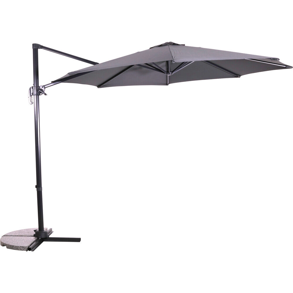 Lesli Living Libra - Zweefparasol - Grijs - 1.00x1.00x1.00 cm - 300.00 cm Lesli Living Libra - Zweefparasol - Grijs - 1.00x1.00x1.00 cm - 300.00 cm