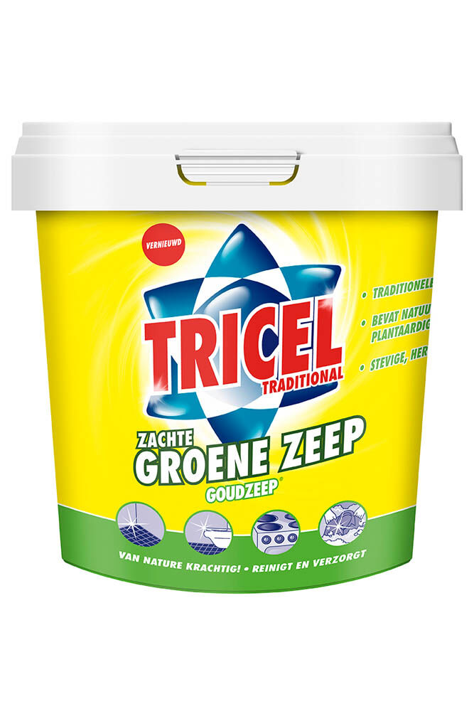 Tricel Goudzeep - Zachte Groene Zeep Tricel Goudzeep - Zachte Groene Zeep