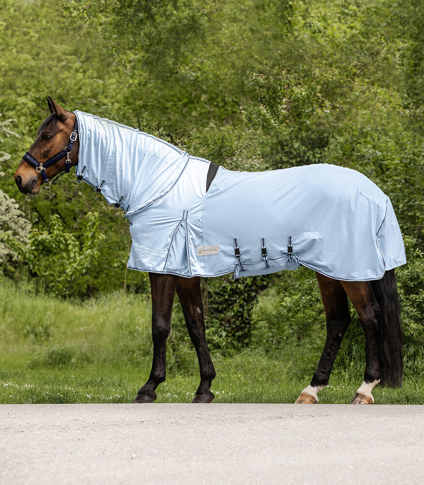 Waldhausen Pro - Eczeemdeken - Paardendeken - 1.00 cm - Blauw - 1.00 cm - 115/165 - 1.00 cm
