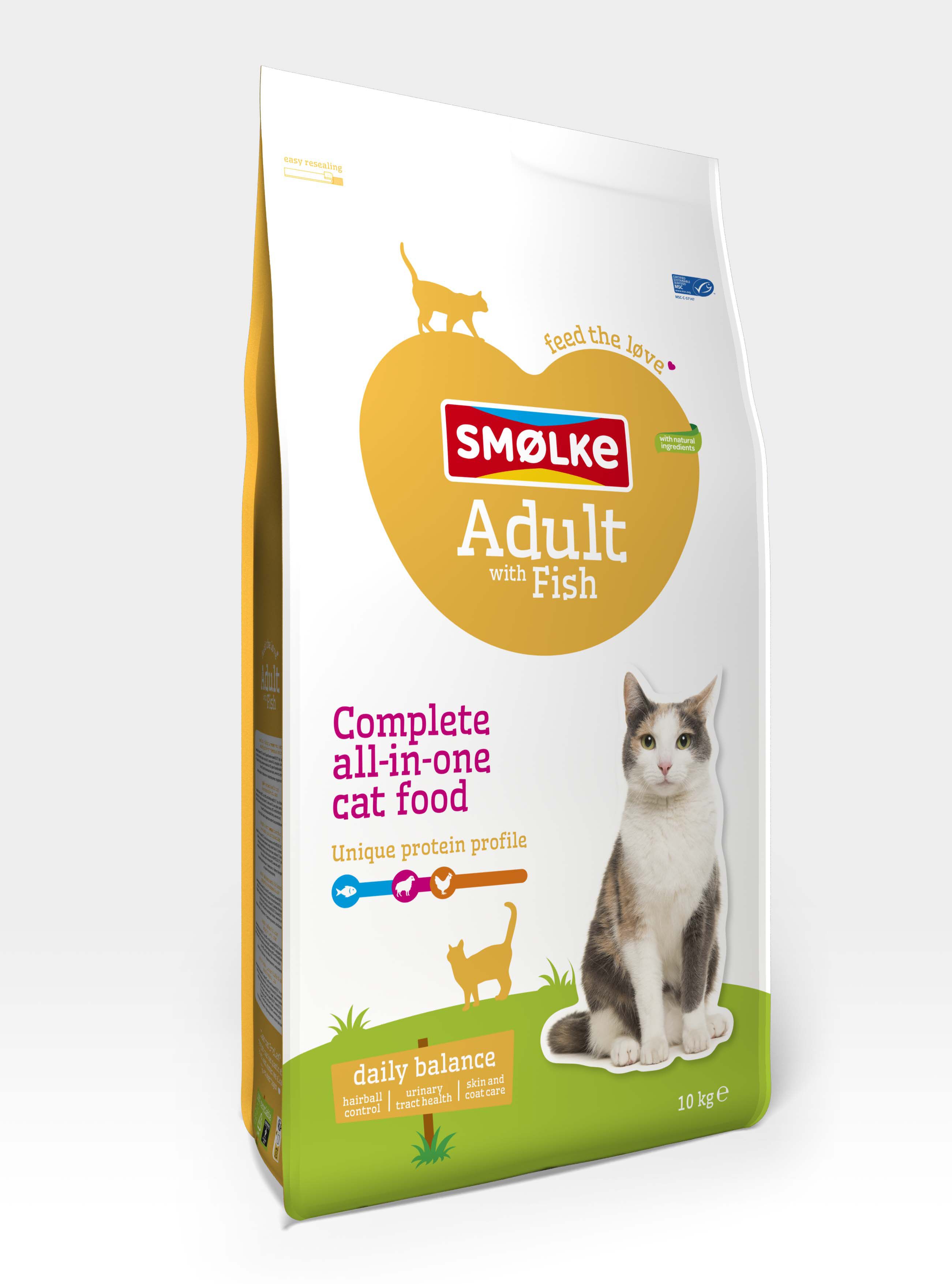 Smölke Adult - Kattenvoer - Vis - 10 kg