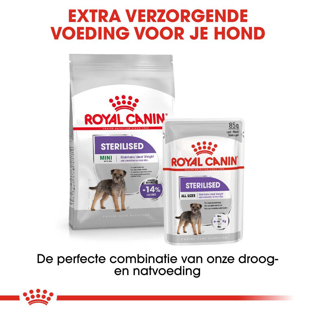 Royal Canin Sterilised Mini - Hondenvoer - 3 - gevogelte