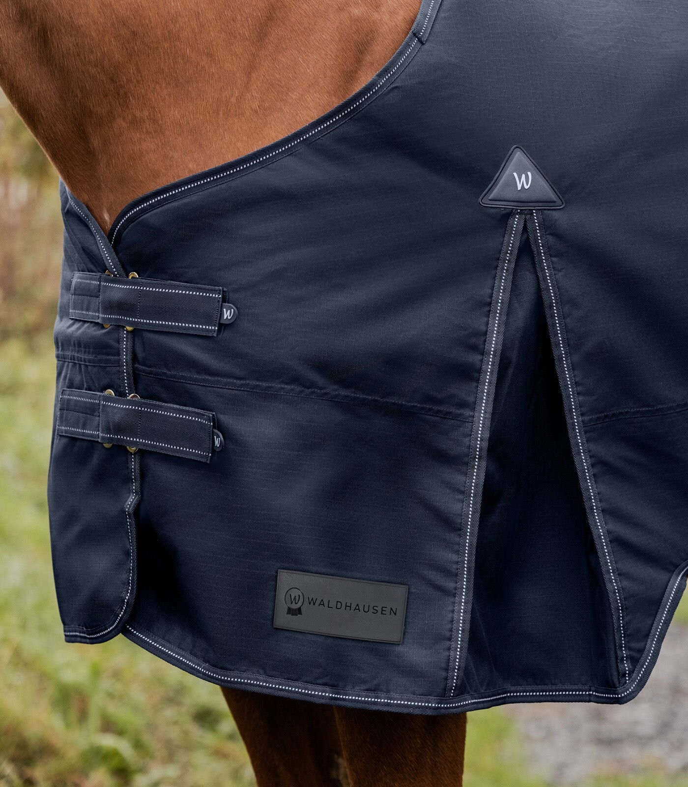 Waldhausen Arctic 300 gr - Winterdeken - Paardendeken - 1.00 cm - Blauw - 1.00 cm - 115/165 - 1.00 cm