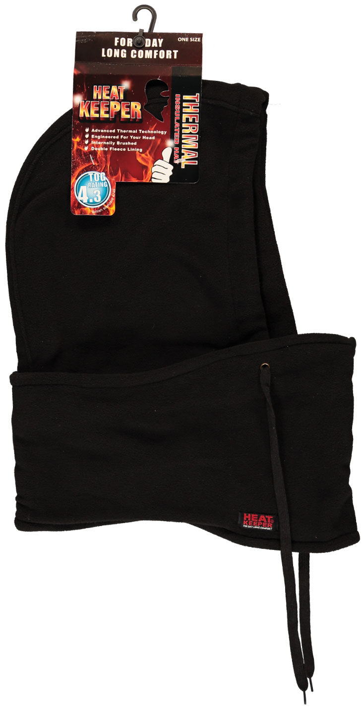 Heatkeeper Balaclava Fleece - muts - Zwart