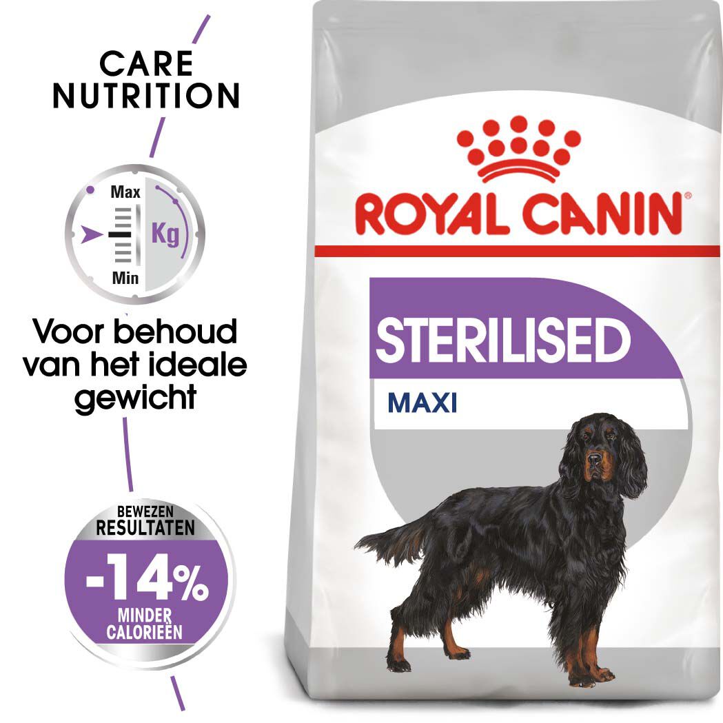 Royal Canin Sterilised Maxi  Adult - Hondenvoer - 12 - gevogelte