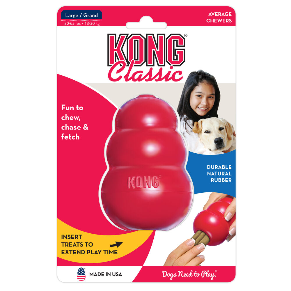 Kong Classic - Vulbaar Hondenspeelgoed - rood - 7x4.5x4 cm - S Kong Classic - Vulbaar Hondenspeelgoed - rood - 7x4.5x4 cm - S