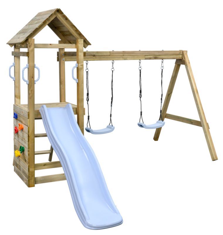 Swing King Maria - Speeltoestel - Blauw - Hout Swing King Maria - Speeltoestel - Blauw - Hout