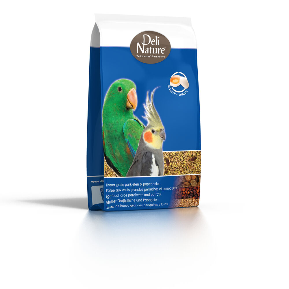 Deli Nature Eivoer grote parkiet en papegaai - Vogelvoer Deli Nature Eivoer grote parkiet en papegaai - Vogelvoer