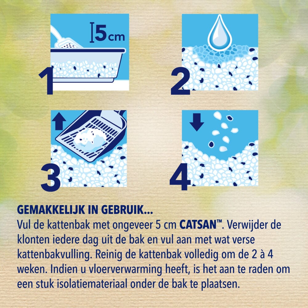 Catsan Natural - Kattenbakvulling - Fijn - 8