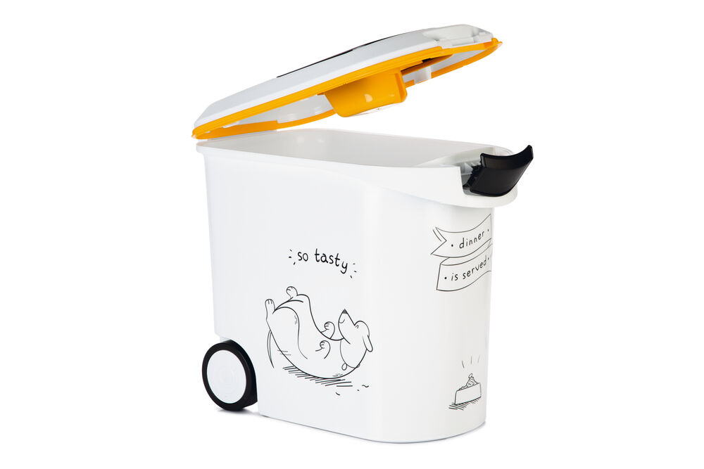 Curver Dis - Hond - Voercontainer - 35.00 l - 36.00 cm - Wit Grijs - 51.00 cm - 23.00 cm