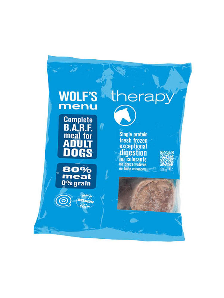 Wolf's Menu Therapy - Hondenvoer - Vlees - 800 gram