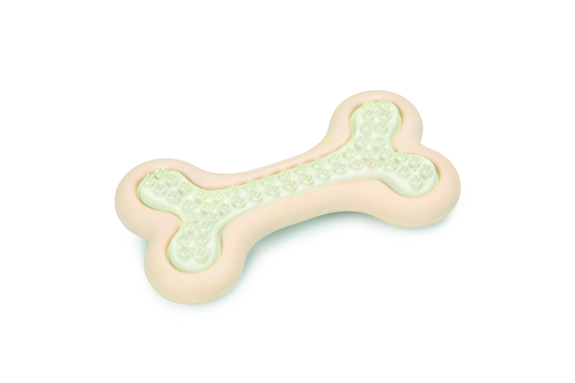 Beeztees Dental bot - Kauwspeelgoed puppy - 18.50 cm - roze - 7.50 cm - 2.00 cm