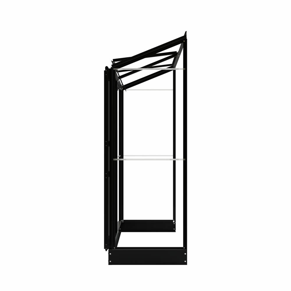 Royal Well Emma I - Muurkas - Zwart - 194.00x132.00x132.00 cm - Veiligheidsglas