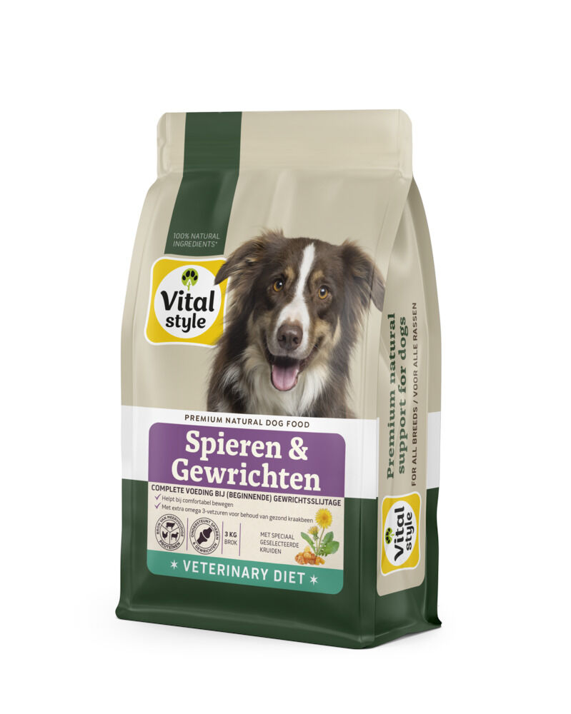 VITALstyle Spieren & Gewrichten - Hondenvoer - 3 - kip, rund, varken, lam