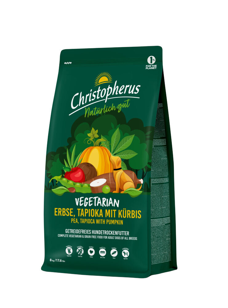 Christopherus Vegetarian - Hondenvoer - Groente - 8 kg