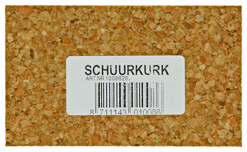SAM - Schuurkurk - Bruin - 2.5x10.5x6 cm - 10 cm
