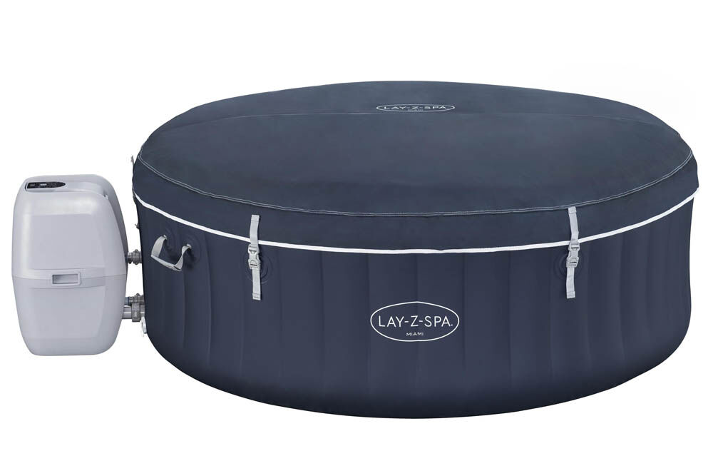 Bestway Miami Airjet - Lay-Z-Spa - Blauw - 66x180x180 cm - 180 cm