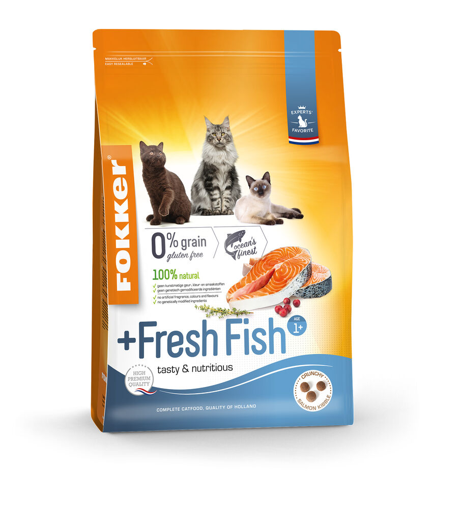 Fokker Fresh Fish - Kattenvoer - 7.00 - zalm