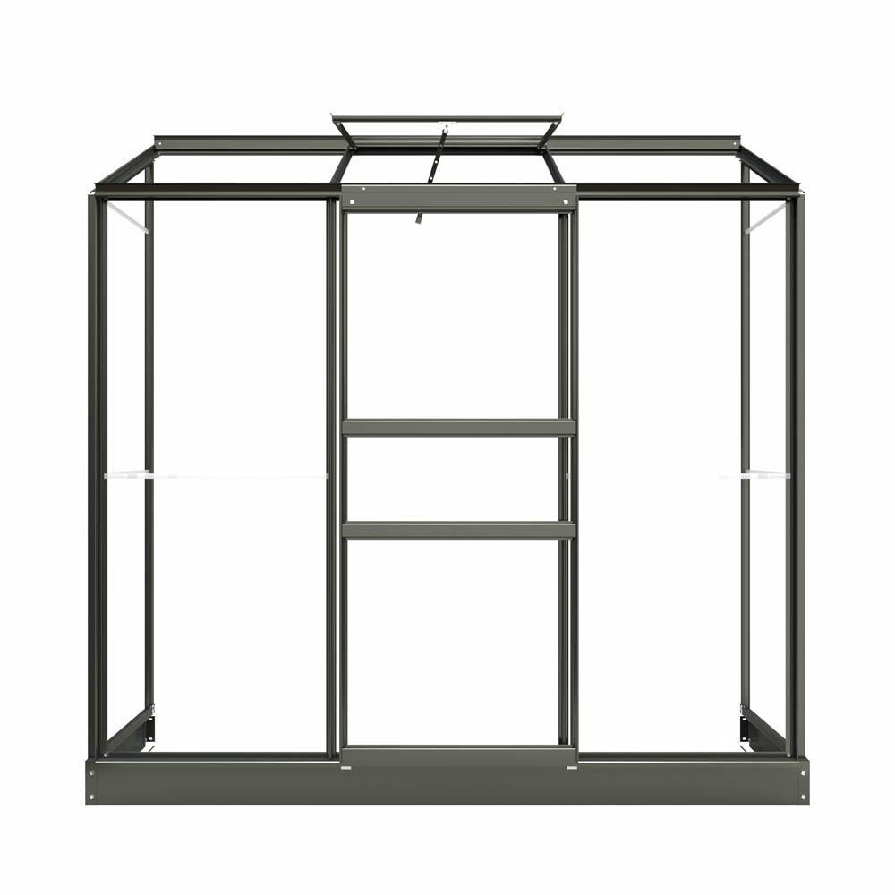 Royal Well Emma II - Muurkas - 194.00 cm - Groen/grijs - Veiligheidsglas - 194.00 cm - 69.00 cm