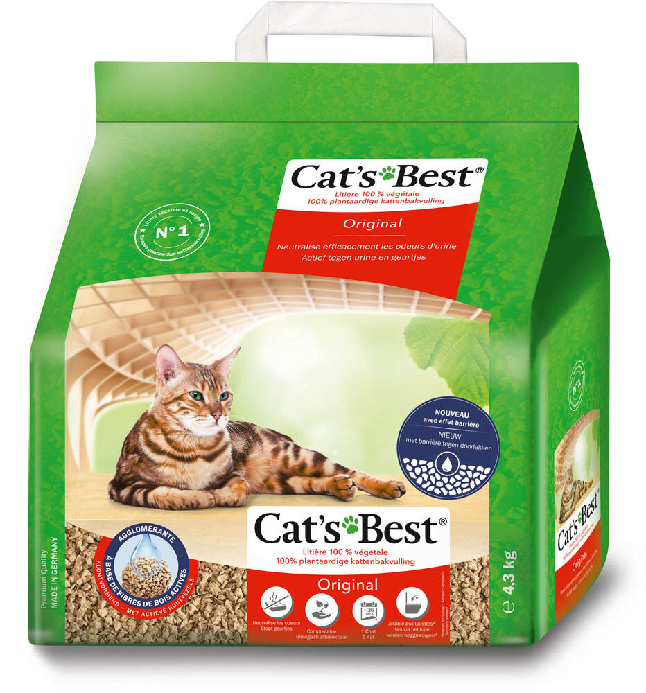 Cat's Best Original - Kattenbakvulling - Fijn - 20 Cat's Best Original - Kattenbakvulling - Fijn - 20