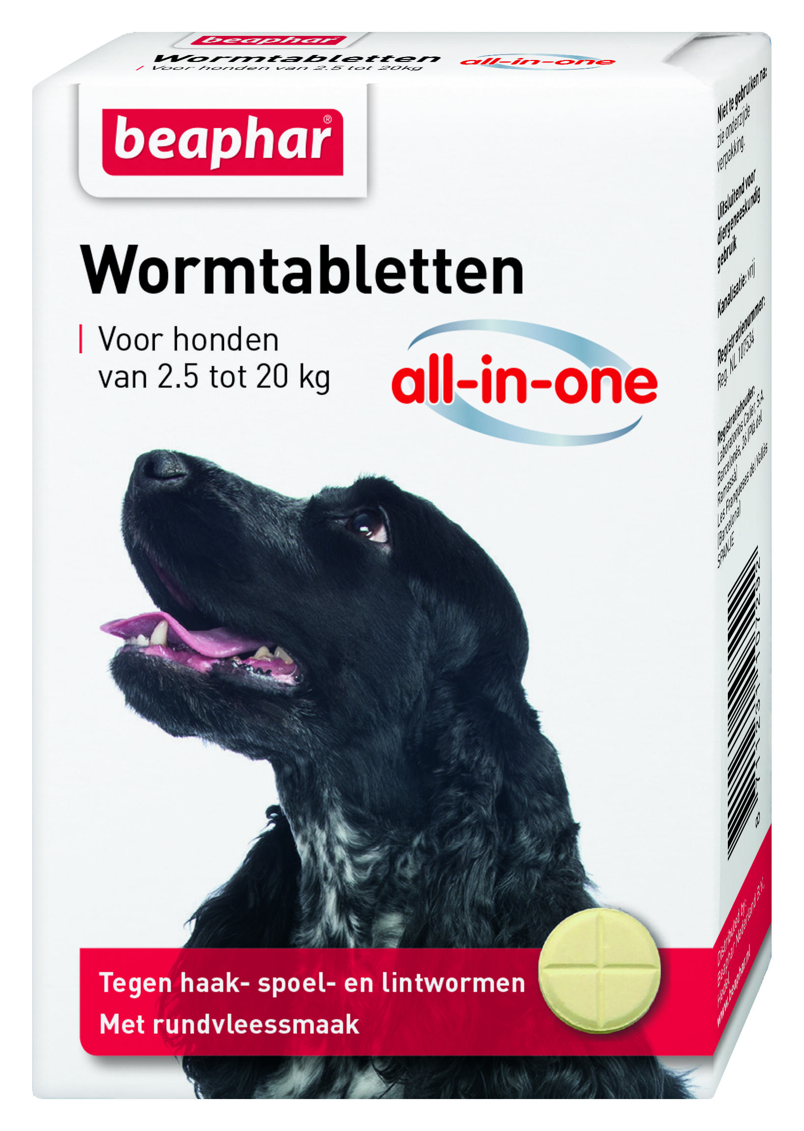 Beaphar All-in-one Tabletten - Ontwormen Hond Beaphar All-in-one Tabletten - Ontwormen Hond