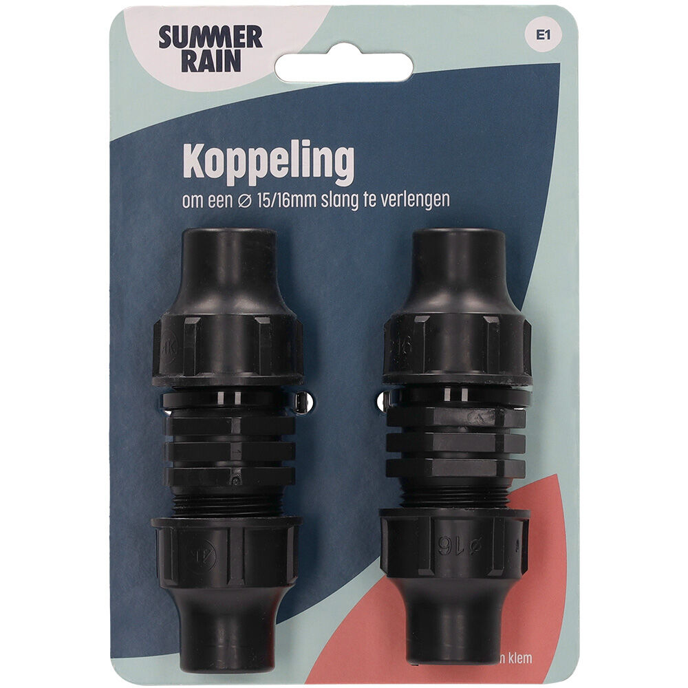 SummerRain - Slangkoppeling - 16 mm SummerRain - Slangkoppeling - 16 mm