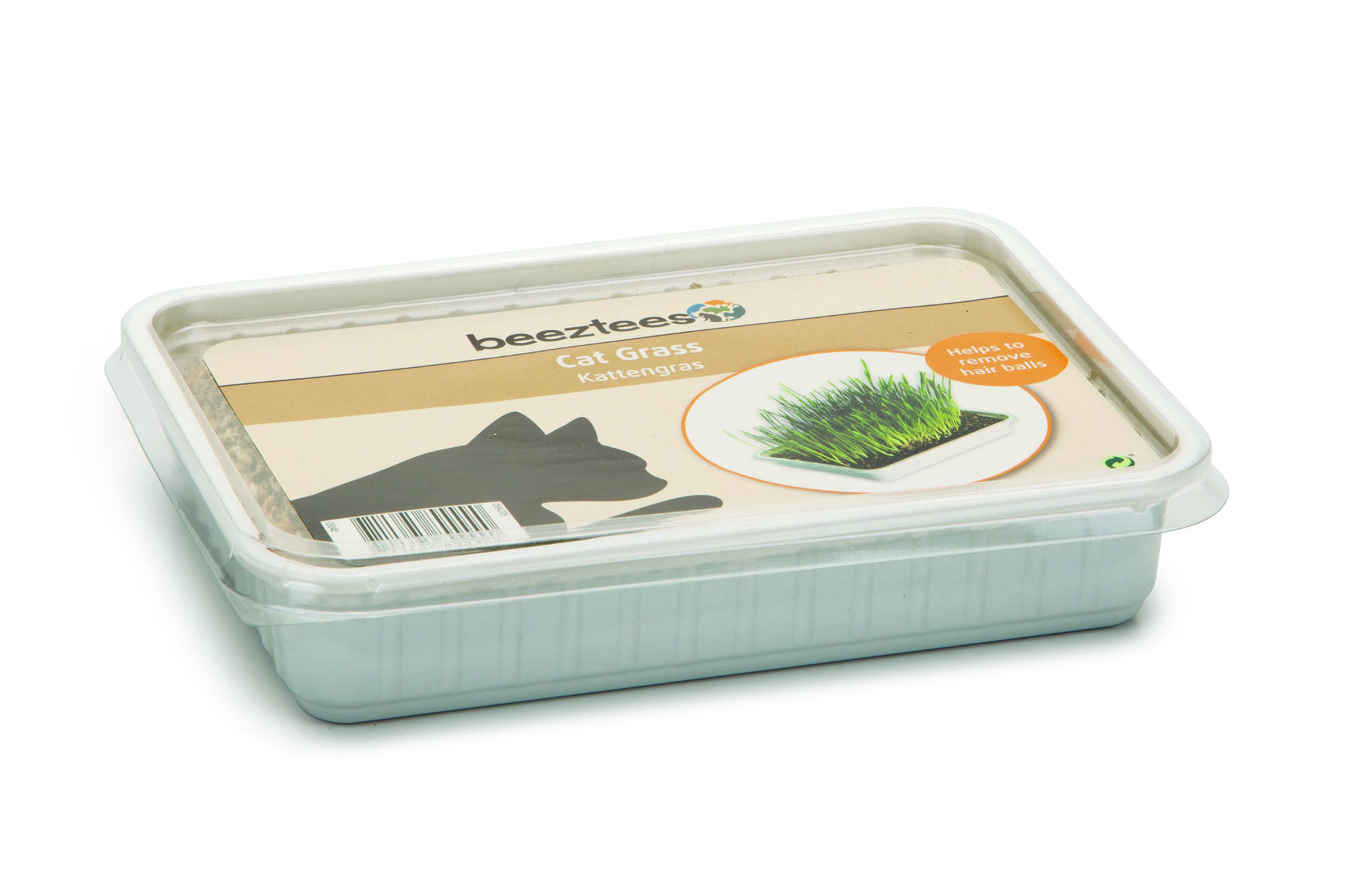 Beeztees kattengras plastic box Beeztees kattengras plastic box