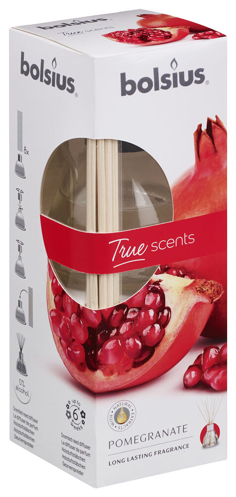 Bolsius True scents - Geurstokjes - 17.5 cm - Oud wood