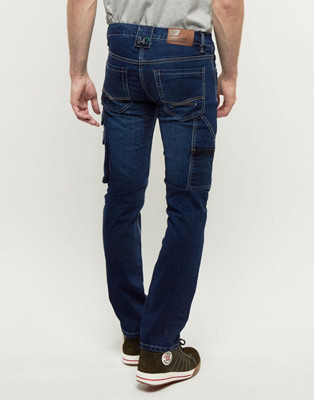 247 Jeans Rhino S20 N608S20002 - Werkspijkerbroek - 30 - Denim blauw - 32