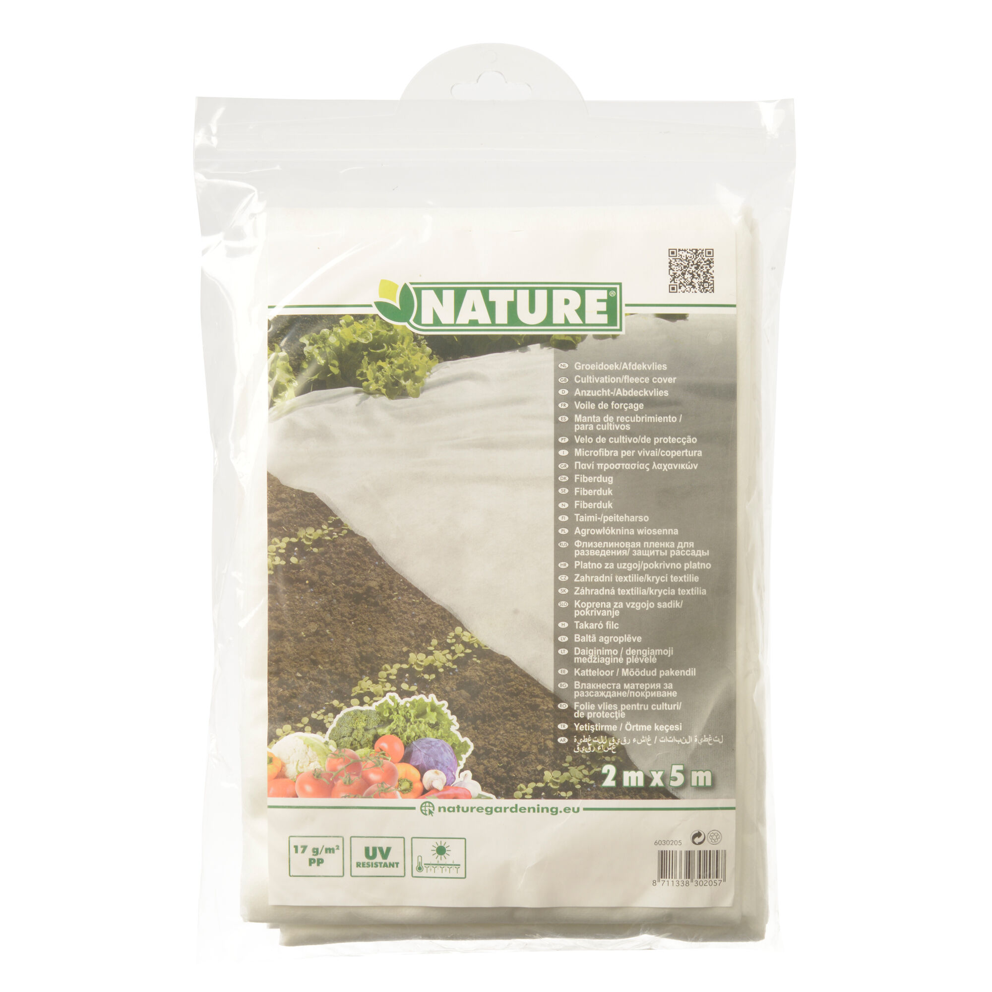 Nature Afdekvlies Groeidoek- Plantbescherming - 40x500x41.5 cm - 1000 cm Nature Afdekvlies Groeidoek- Plantbescherming - 40x500x41.5 cm - 1000 cm