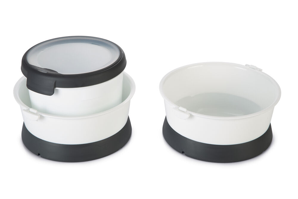 Curver Pet Food Travelkit  - Voerbak - Zilver