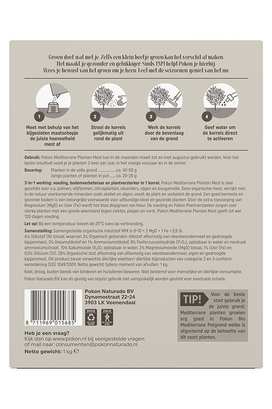 Pokon Mediterrane plantenvoeding - Siertuinmeststof - 1