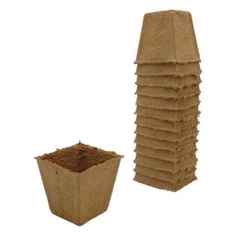 Nature - Turfpotjes - 14 Stuks - 28.00 cm - 8.00 cm - 28.00 cm