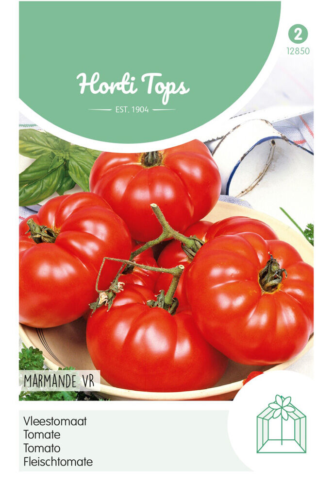Hortitops Tomaten Solanum lycopersicum L. (syn L. esculentum) Marmande Vleestomaat - Groentezaden Hortitops Tomaten Solanum lycopersicum L. (syn L. esculentum) Marmande Vleestomaat - Groentezaden