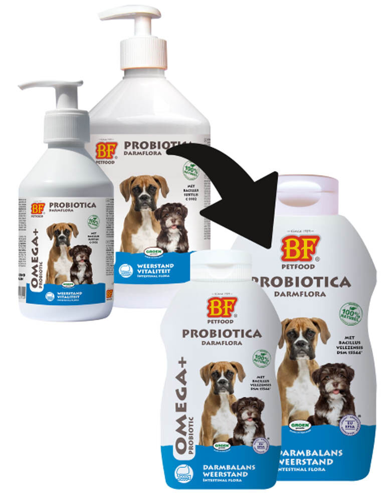 BF Petfood Omega+ Probiotica - Spijsvertering en darmflora Hond - 250 - Onbekend