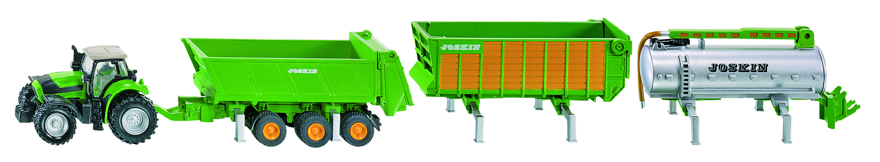 Siku Deutz JOSKIN met Aanhangerset - Tractor