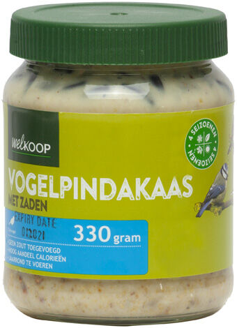 Welkoop Vogelpindakaas - Tuinvogelvoer - 10.00 cm - 8.00 cm - zaden - 8.00 cm