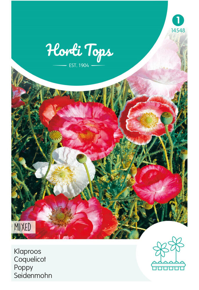 Hortitops Klaproos Gemengd - Bloemzaden Hortitops Klaproos Gemengd - Bloemzaden