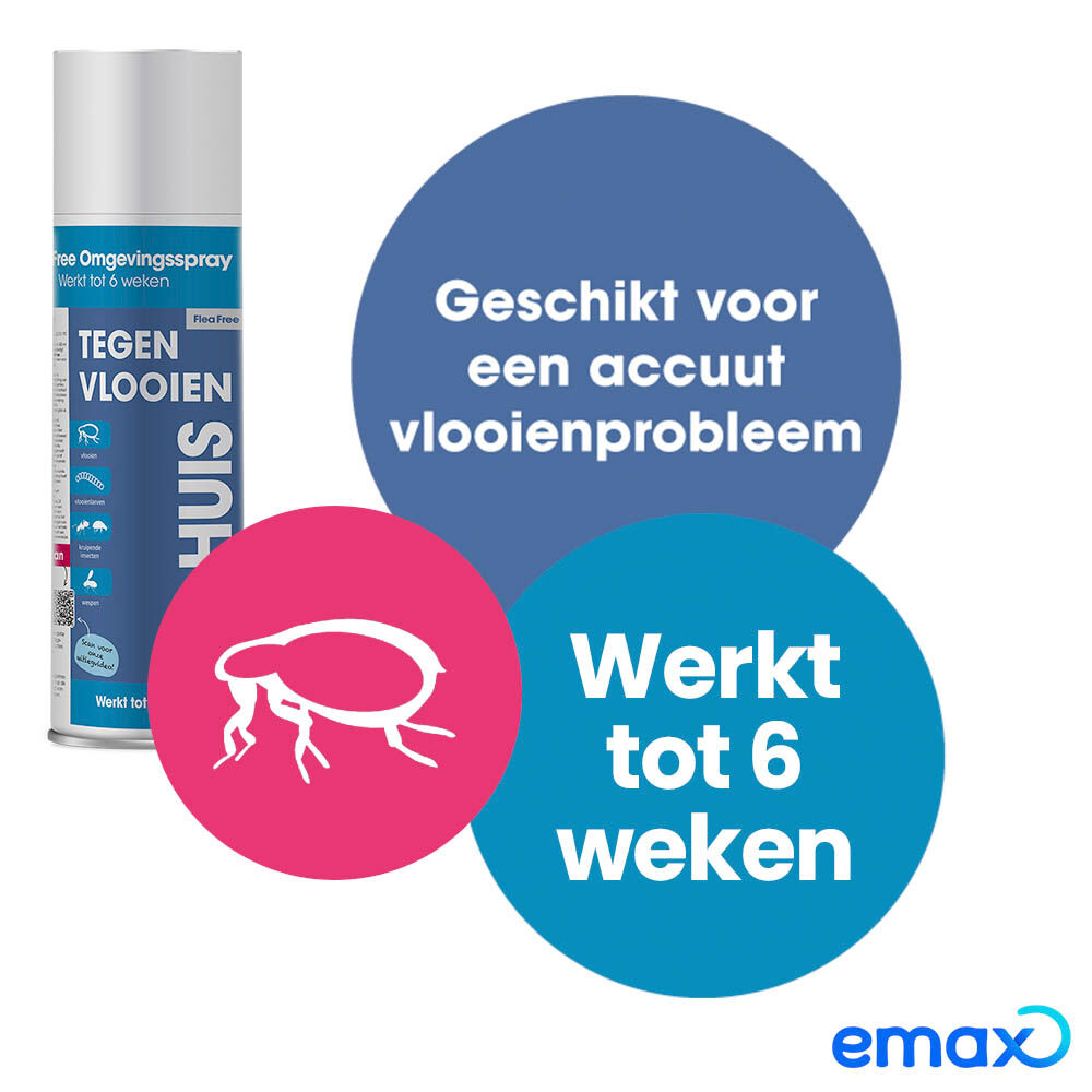 Flea Free - Anti Vlooien en teken - Omgevingsspray - 400