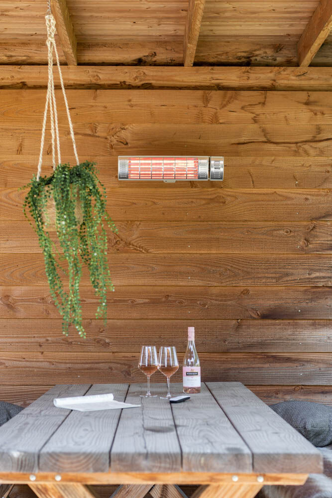 Eurom Ultra 2000 RCD - Hangende terrasverwarmer - Grijs - 2000 W