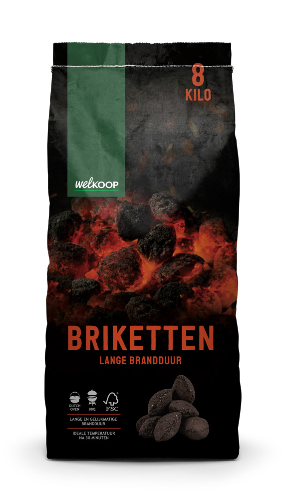 Welkoop Briketten - BBQ brandstoffen - 8 Welkoop Briketten - BBQ brandstoffen - 8