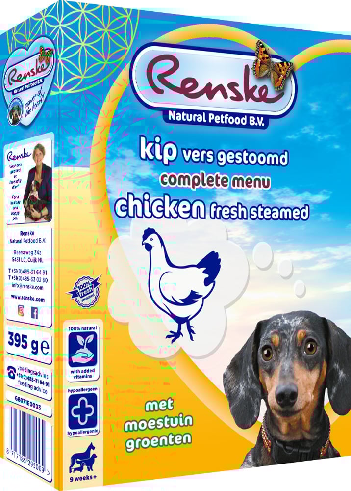 Renske Vers Vlees Voeding - Hondenvoer - 395 - kip Renske Vers Vlees Voeding - Hondenvoer - 395 - kip