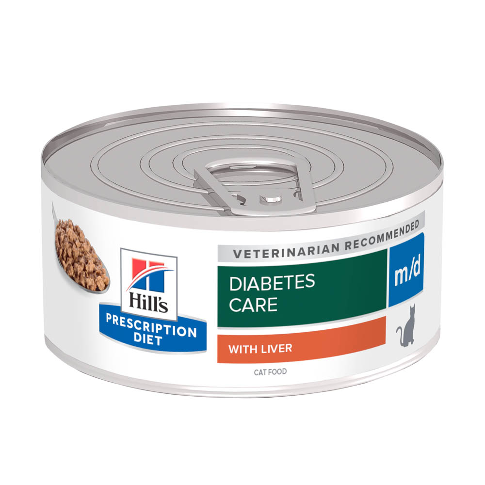 Hill's Prescription Diet Diabetes Care m/d - Kattenvoer - Lever - 156 gram