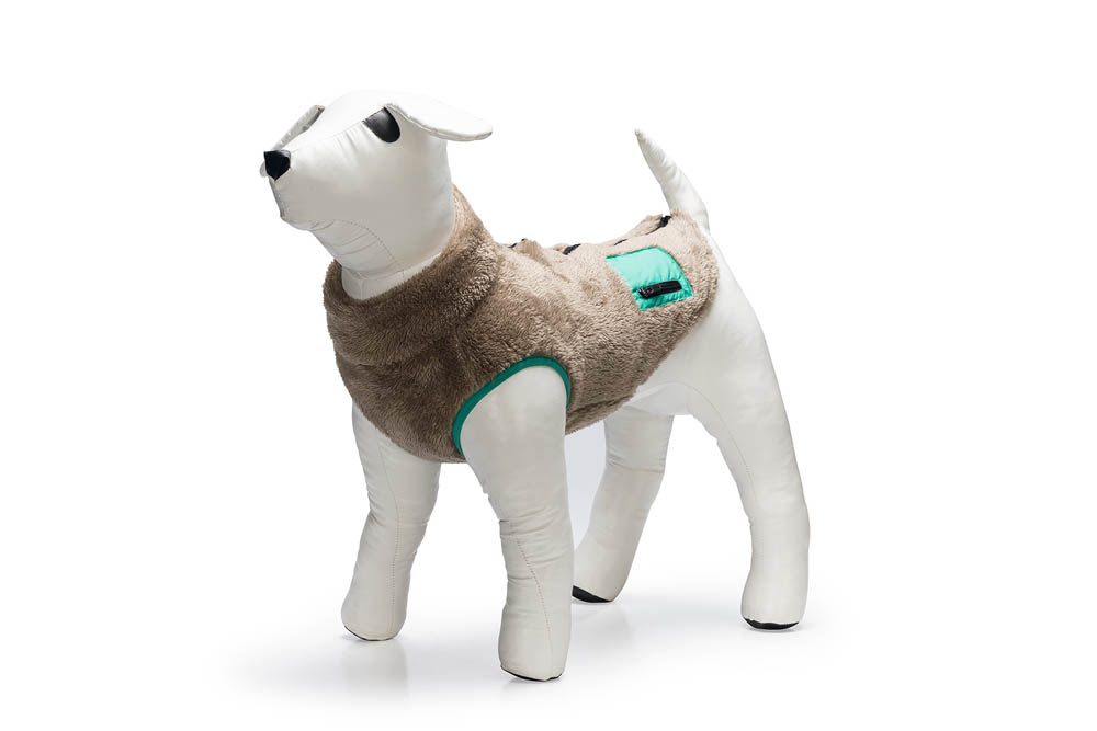 Beeztees Teddy - Hondenjas - 1.00 cm - taupe - 1.00 cm - 40.00 cm - M/L - 40.00 cm