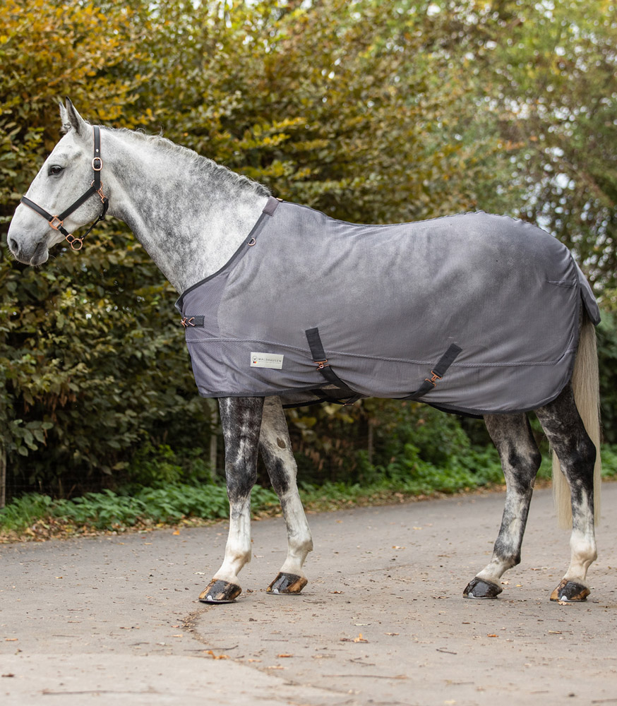 Waldhausen Comfort - Vliegendeken - Paardendeken - Grijs - 135/185 Waldhausen Comfort - Vliegendeken - Paardendeken - Grijs - 135/185