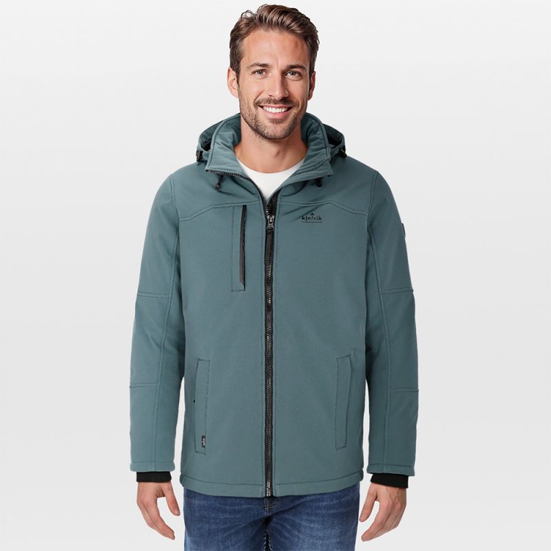 Kjelvik Thom - Softshell jas - 2XL - Blauw Kjelvik Thom - Softshell jas - 2XL - Blauw