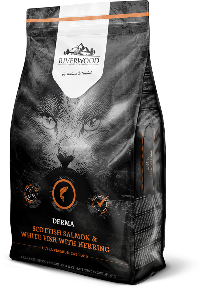 Riverwood Derma - Kattenvoer - 6.00 - haring, zalm