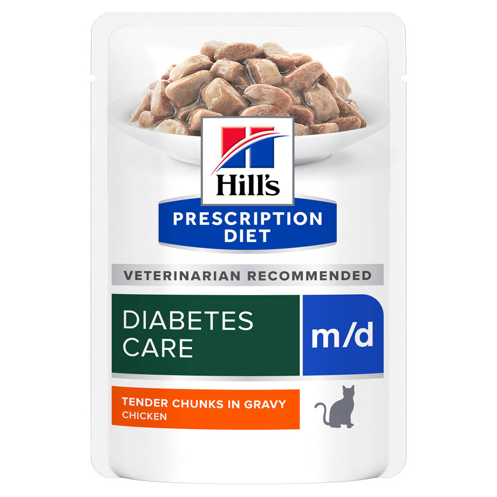 Hill's Prescription Diet Diabetes Care m/d - Kattenvoer - Kip - 85 gram